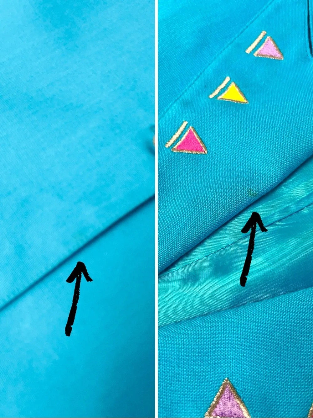 Vintage 80’s Women’s Turquoise Blazer by City Girl Los Angeles